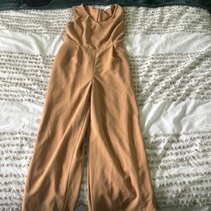 Tan Jumpsuit size 4